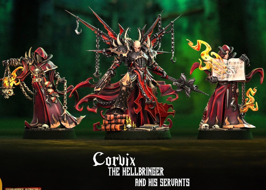 Corvix The Hellbringer and Servants