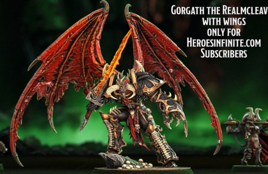Gorgath The Realm Cleaver with Wings