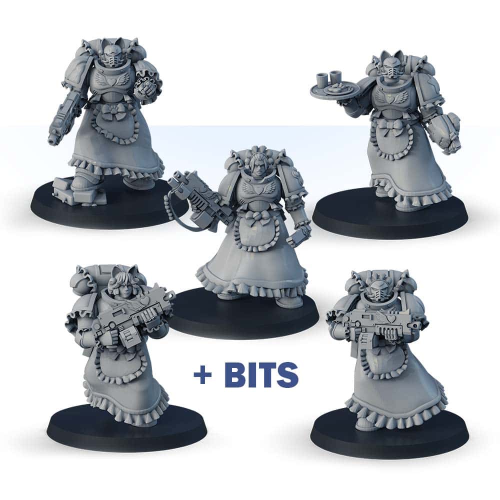 Cosmic Maid Marine Troop Builder Set