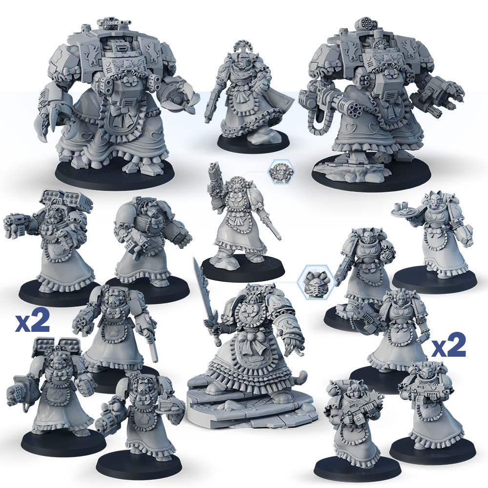 Cosmic Maid Marines Battleforce